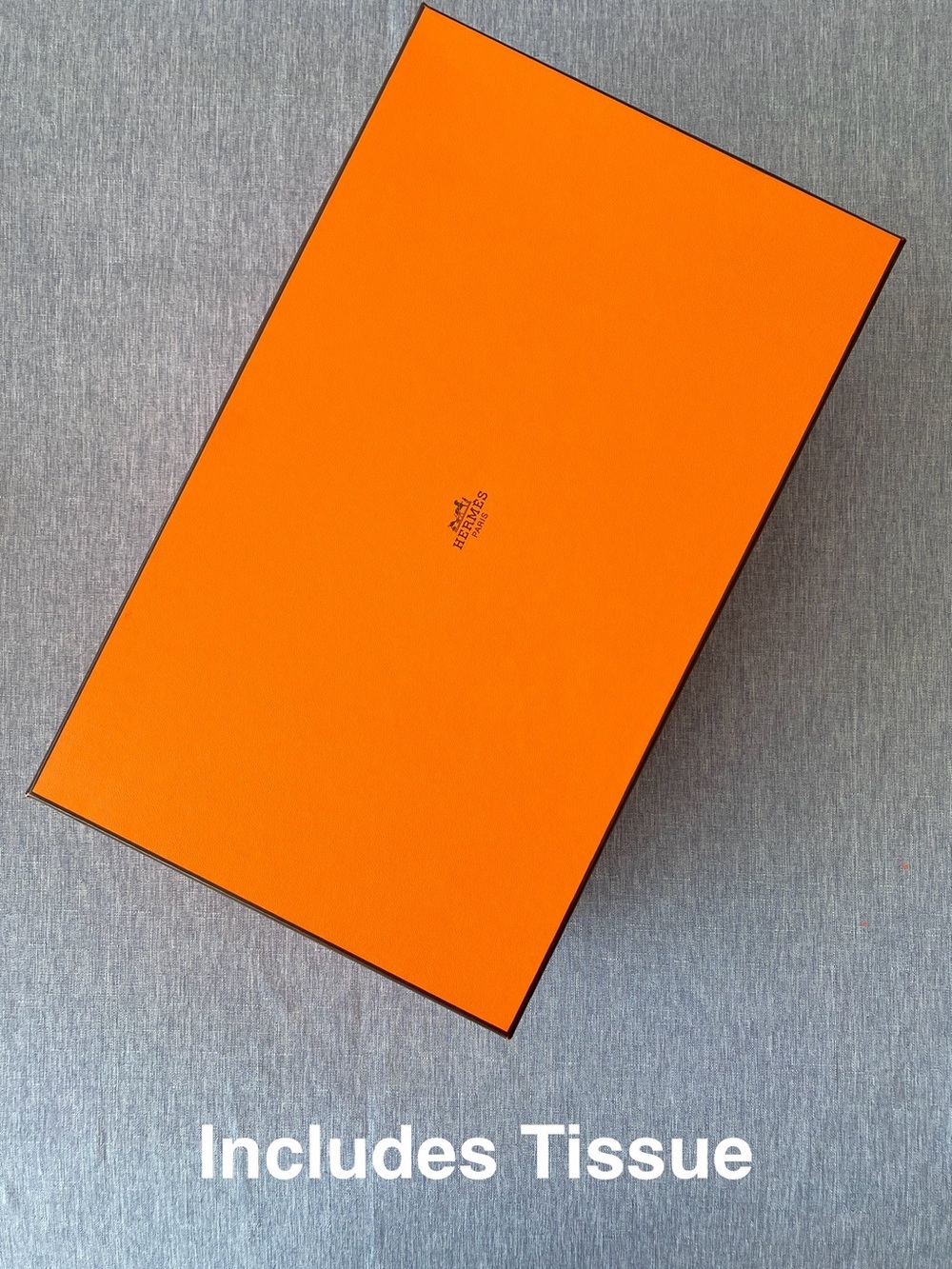 Authentic Hermès | Orange Gift Box With Tissue | Gift Decoration